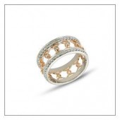 Designer Ring with Certified Diamonds In 18k Gold - LR0094R